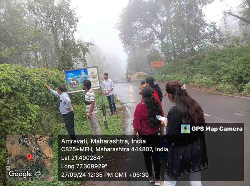 Students immerse themselves in the natural beauty of Melghat
