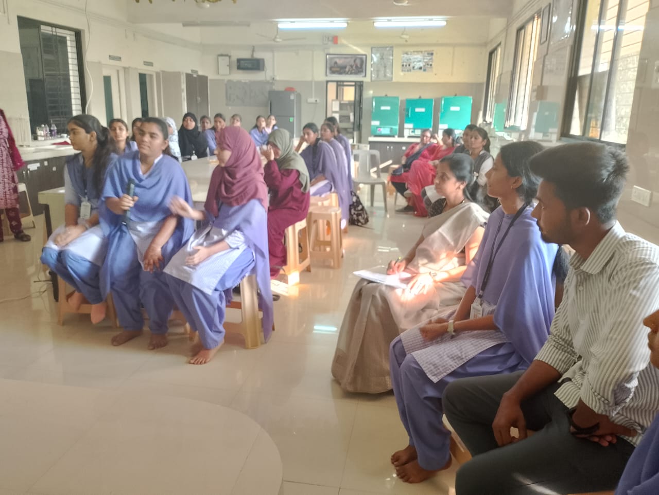 Team work at the quiz competition