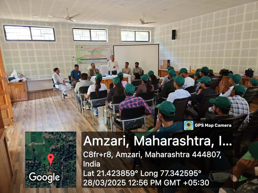 Inaugural function of on field training workshop at Amzari Campus, Melghat