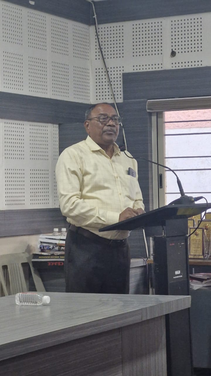 Dr. S.K. Omanwar Delivering lecture on 