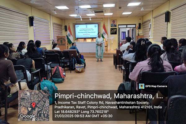 Dr.Aparna Kalwate, Scientist-E, ZSI, WRC, Pune giving a demonstration on insect mounting & preservation