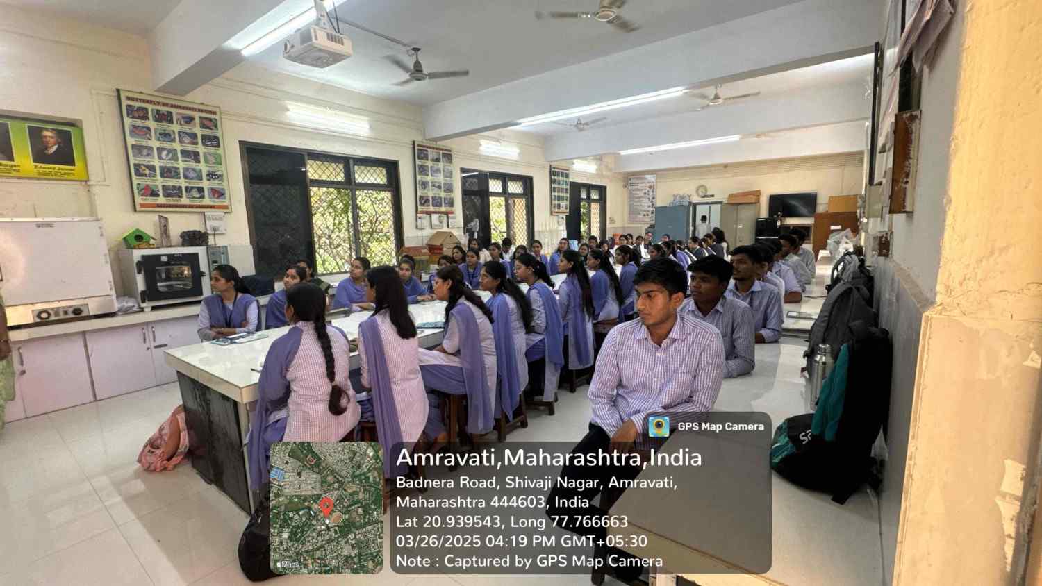 Students attending out rich activity 