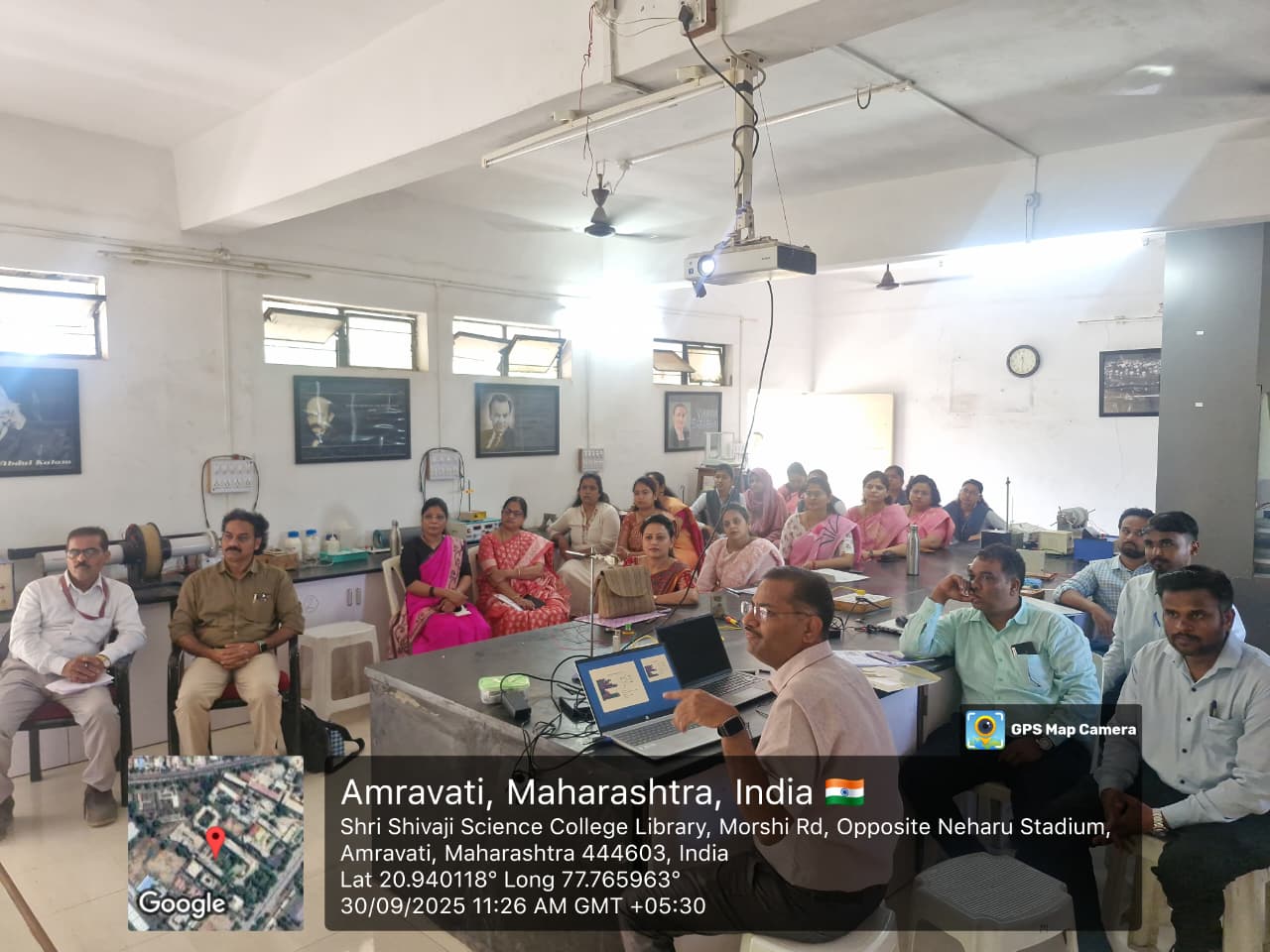 "Write Code" session by Prof. P. A. Nagpure