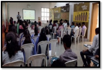 Participants attentively engaged in a technical session on Arduino, gaining knowledge through expert guidance during the workshop