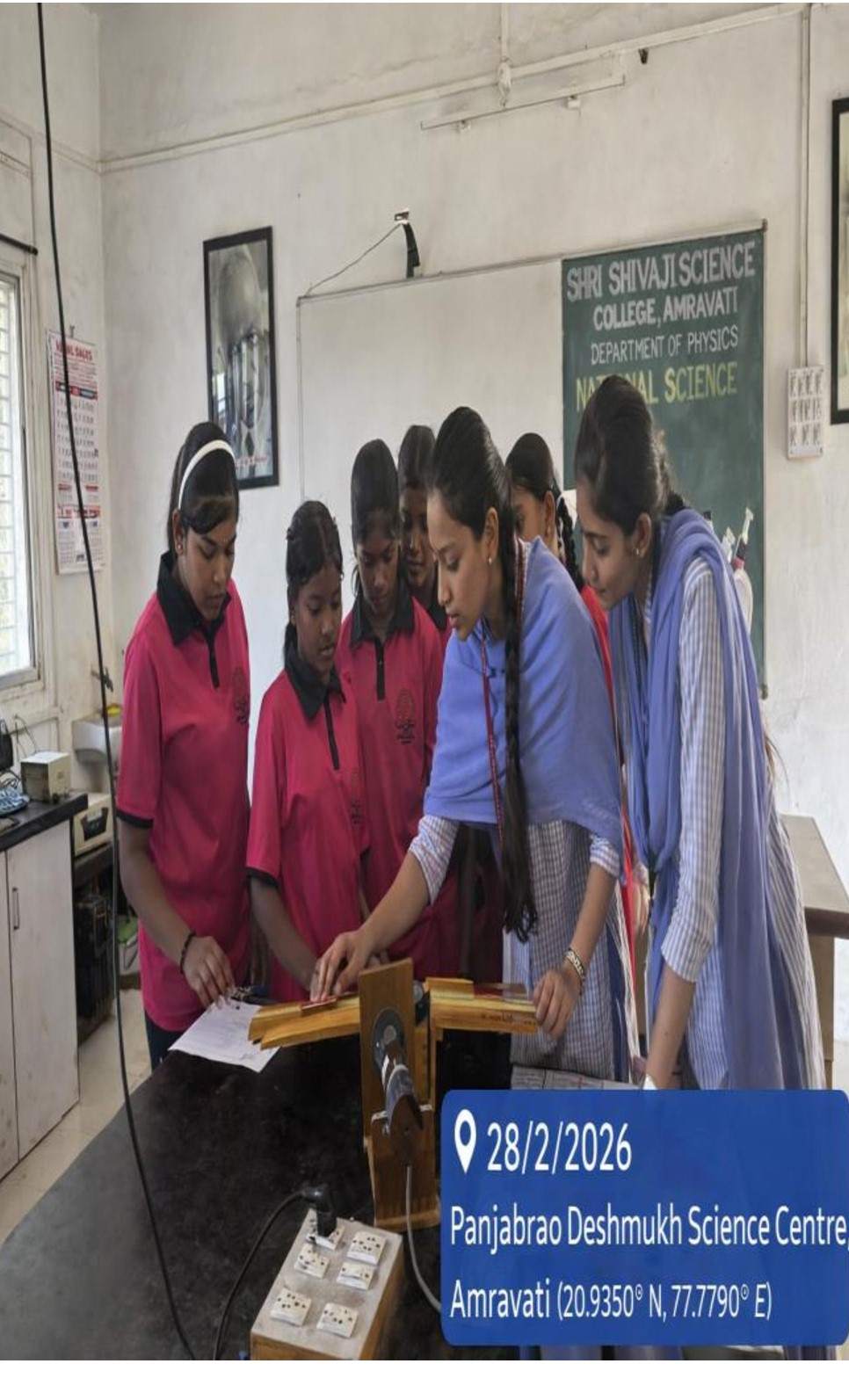 Hands on experiments for school student