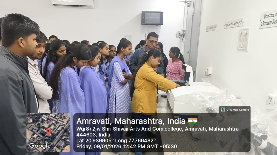 Students performing Practical