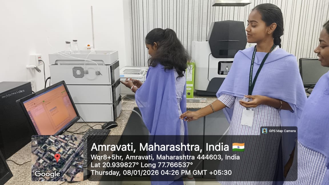 Students performing Practical