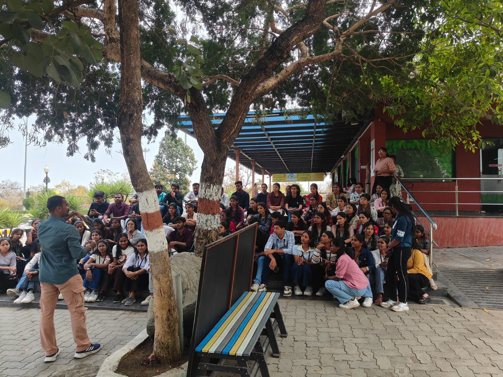 lecture by Environmentalist at  Gorewada Zoo Park 