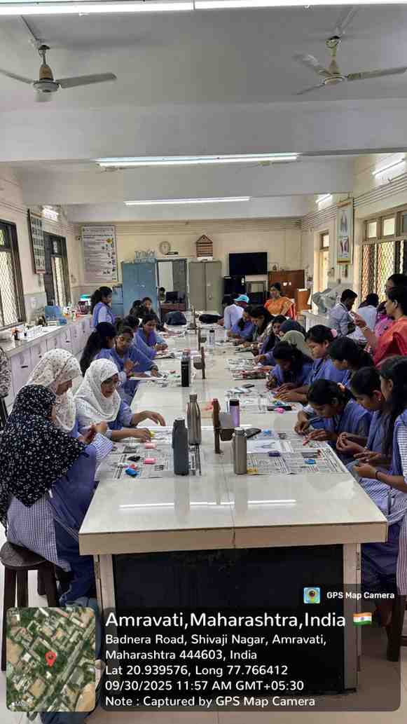 Students performing the first step of Clay Model