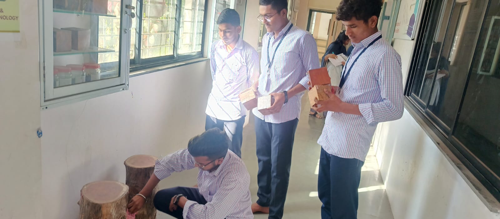 Cleaning of the Wood blocks
