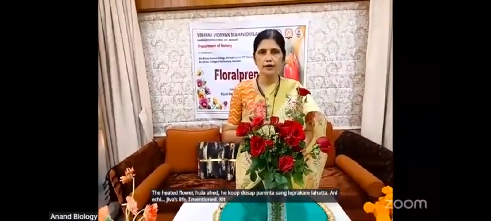 Dr Suchita Khodke Showing dirrents flowers