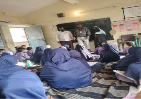 A memorable moment with Principal sir and classs teacher of