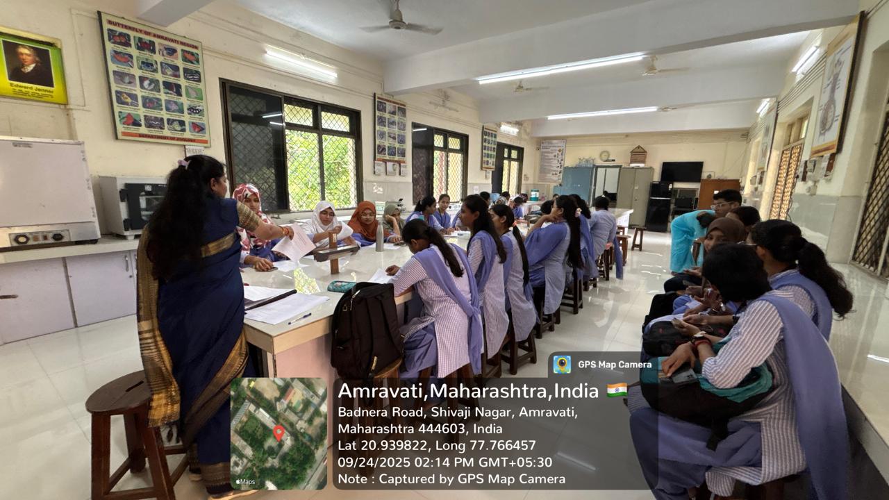 Instructions given to students regarding practical performance