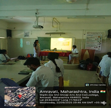 Interactive discussion between students and the guest speaker.