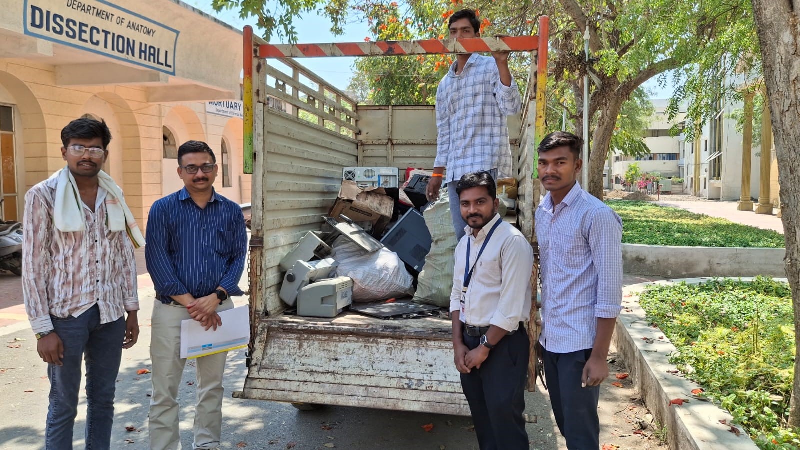 E-Waste collection drive at Dr. Panjabrao Alias Bhausaheb Deshmukh Memorial Medical College, Amravati.