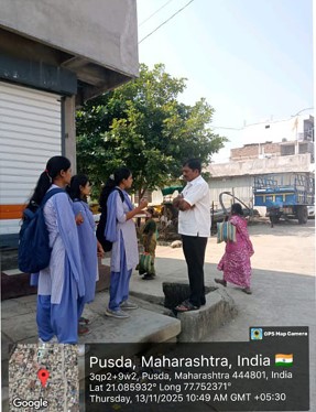 Filling of question of survey