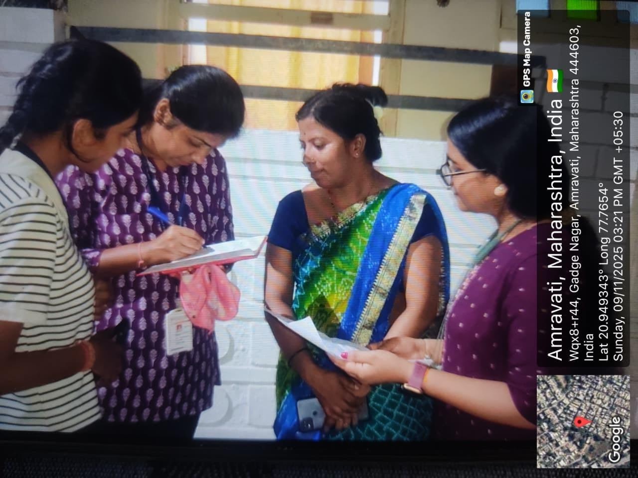 Interaction during Survey Photo