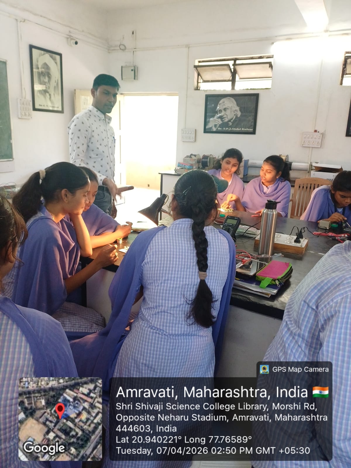 Instruction  given to students