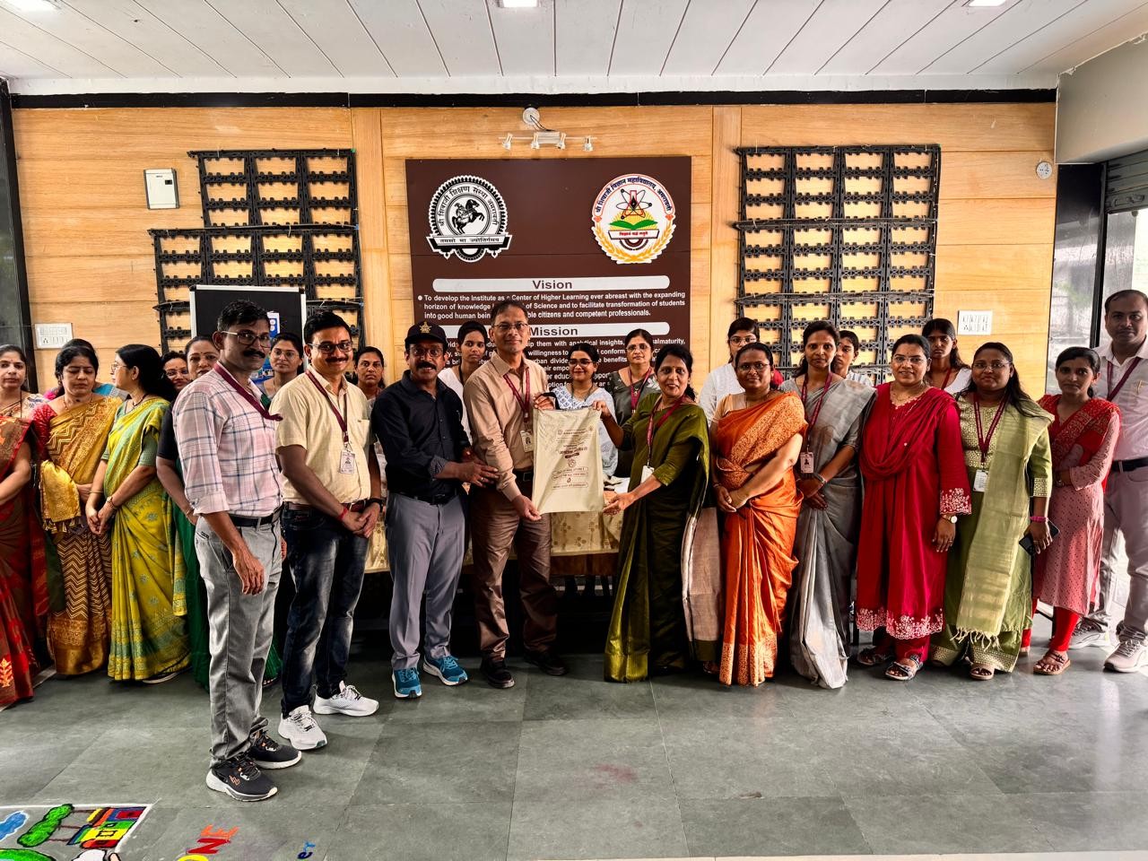 Cloth Bag Distribution to Staff members of the college