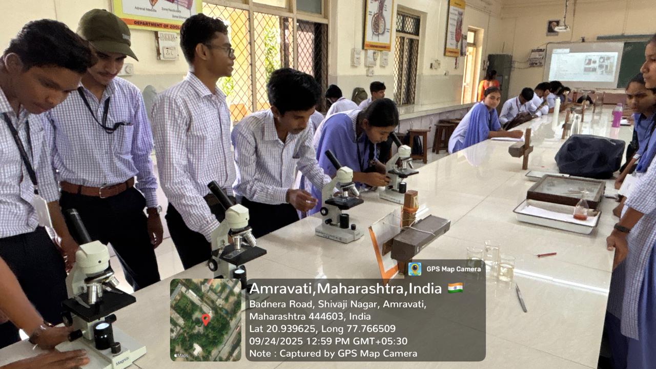 Microscopic Analysis: Back in the laboratory, students utilize compound microscopes to examine the collected samples. 