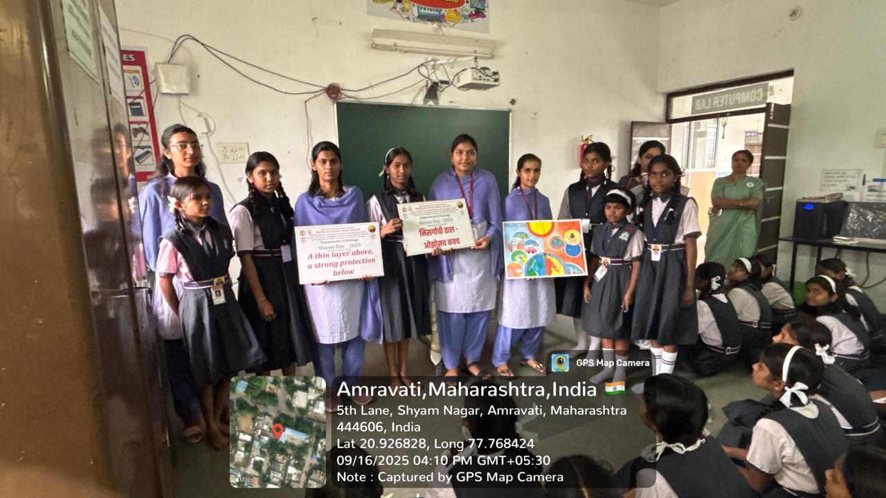 Awareness campaign in School on the occasion of Ozone Day 