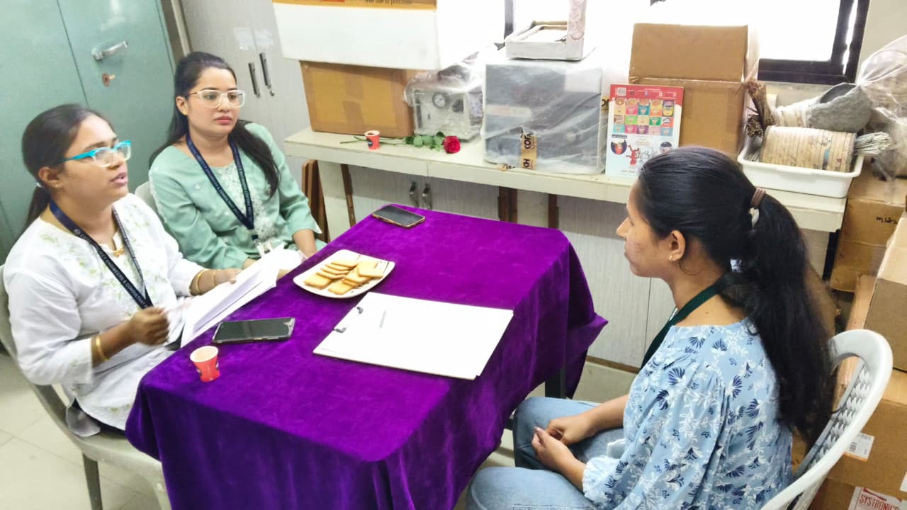 Student participated  in the interview session