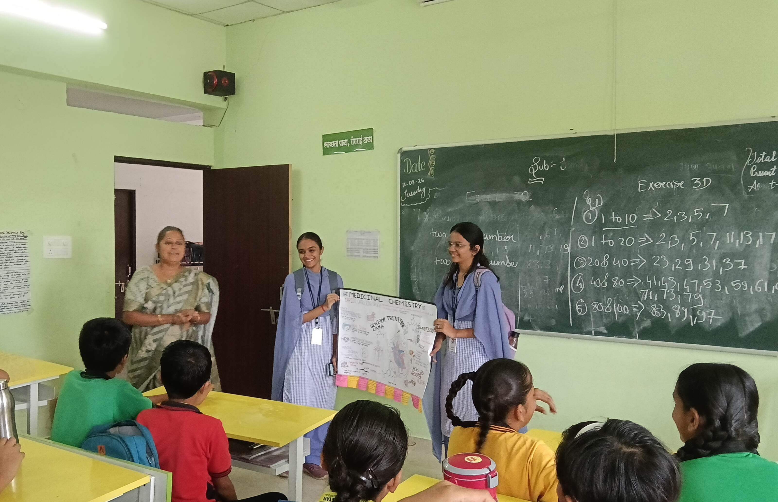 POSTER PRESENTATION AT SCHOOL