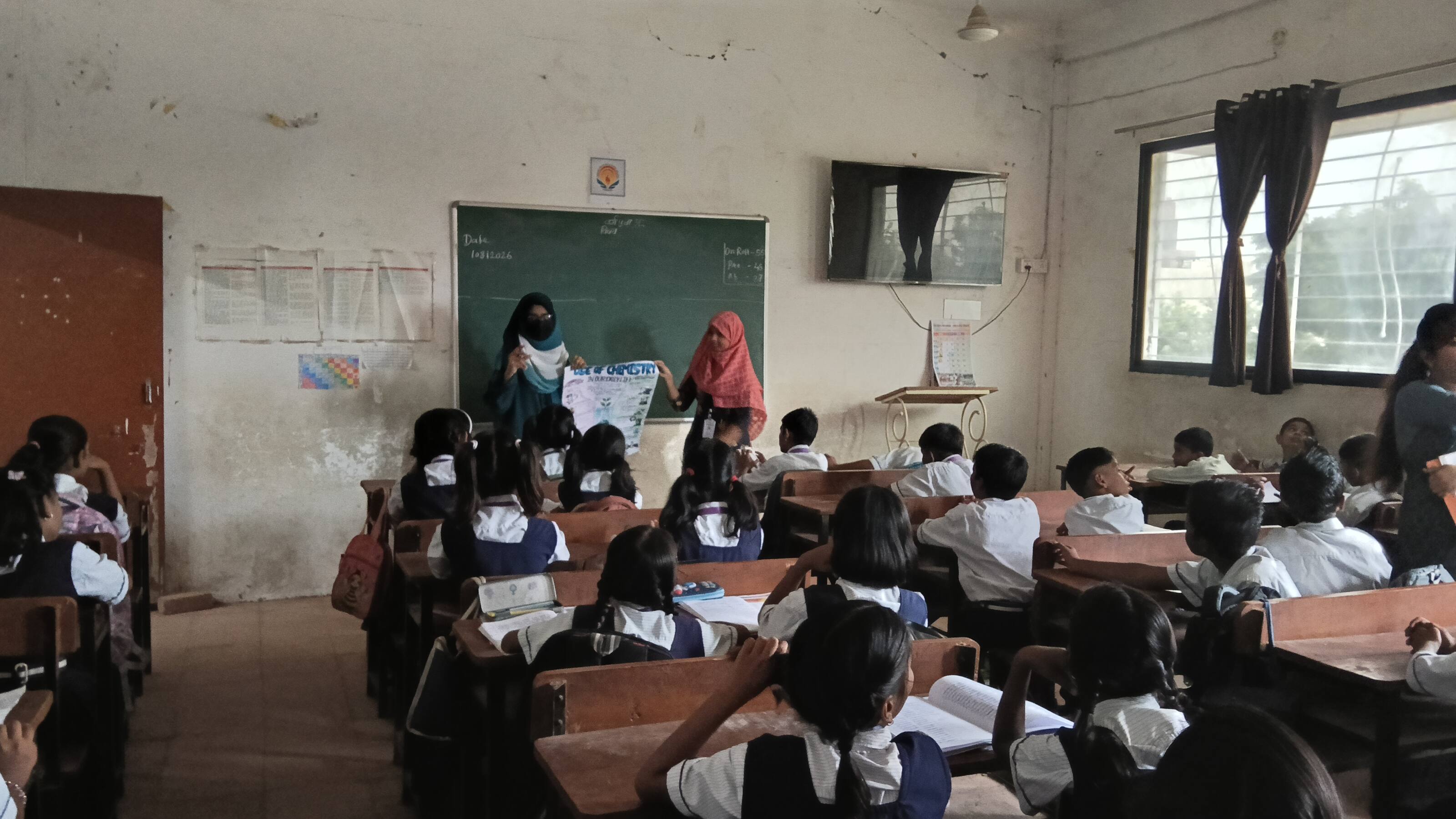 POSTER PRESENTATION AT SCHOOL